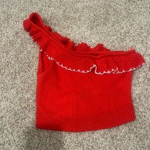 Urban outfitters sweater tank red size XS new without tags